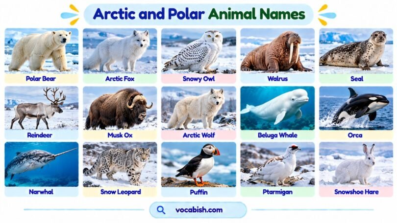 Arctic and Polar Animals: 150+ Names with Pictures