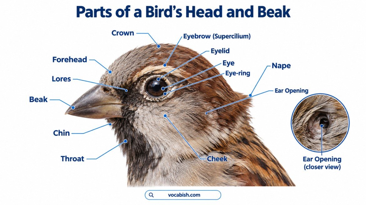 Bird Head Anatomy