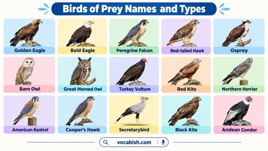 Birds of Prey: Types, Names, Pictures, and Interesting Facts
