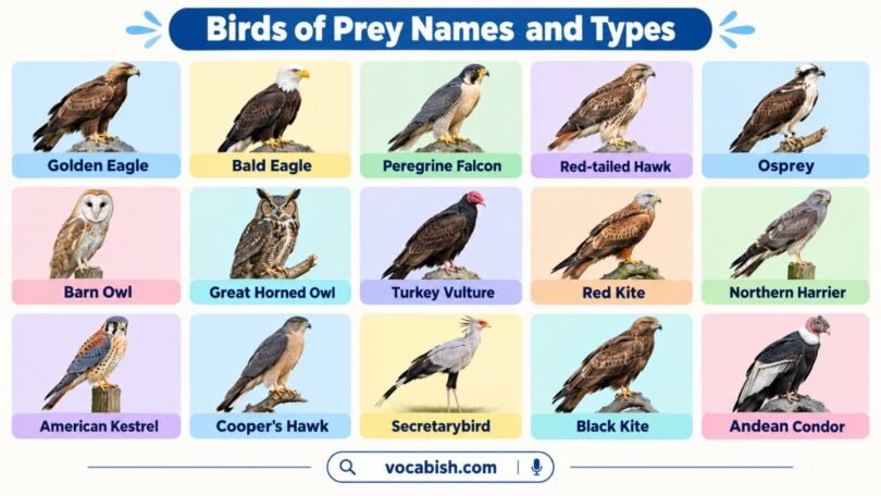 Birds of Prey: Types, Names, Pictures, and Interesting Facts