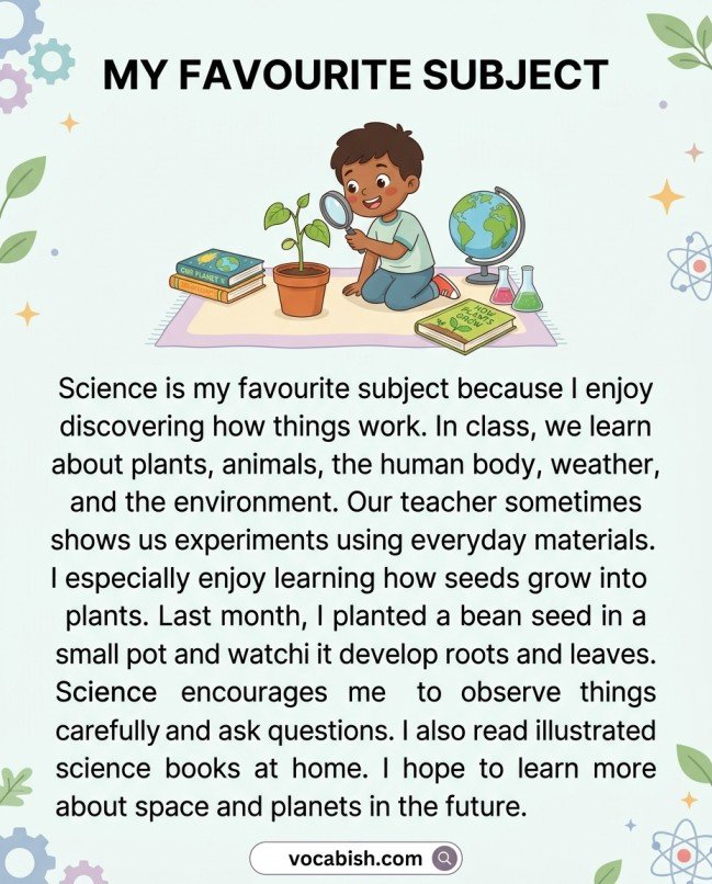 20 Easy Essay Writing Topics for Kids in English (50–100 Words)