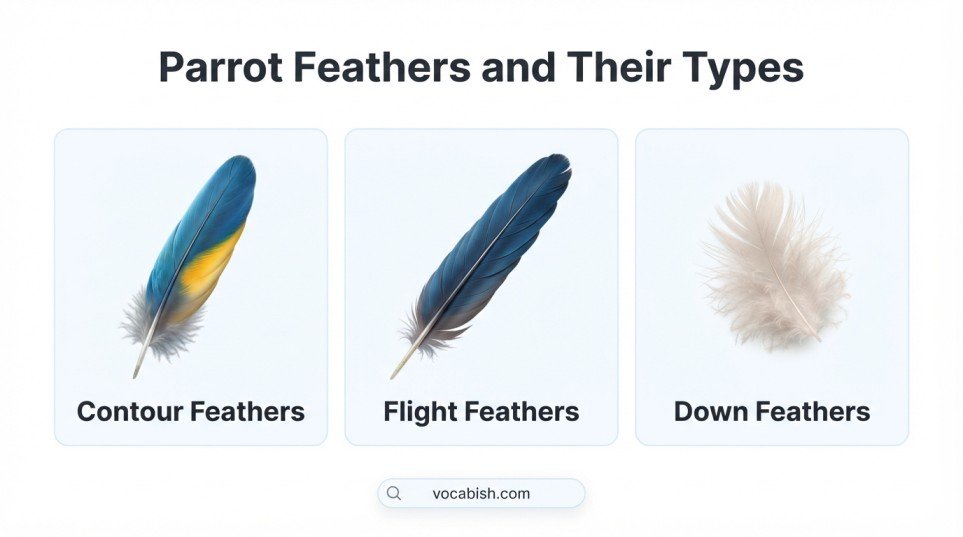 Parrot Feathers and Their Types