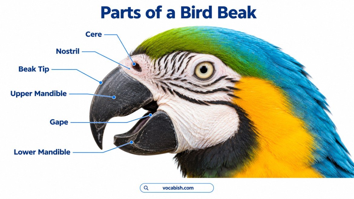 Parts of a Bird Beak