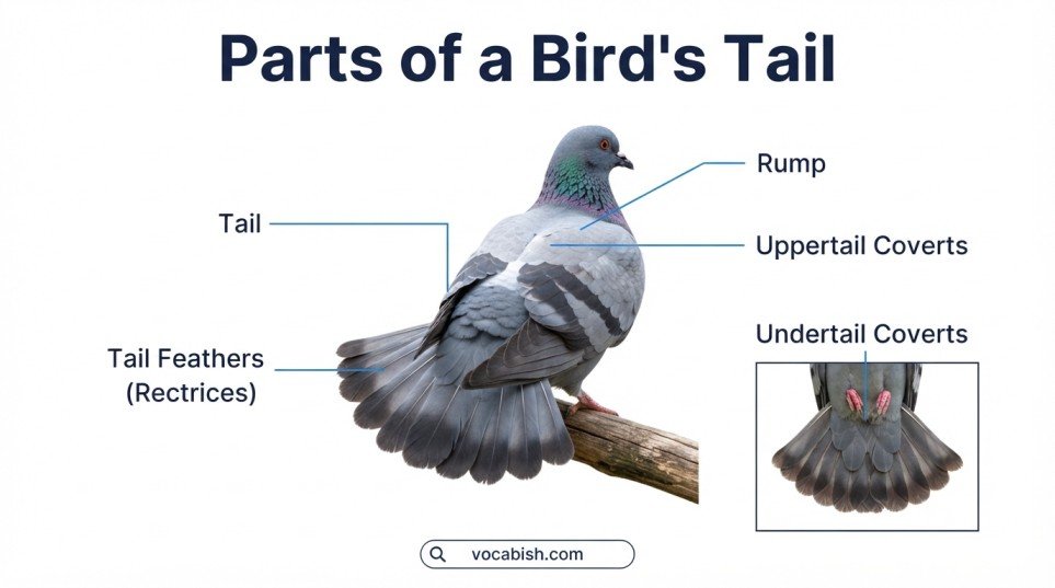 Parts of a Bird Tail