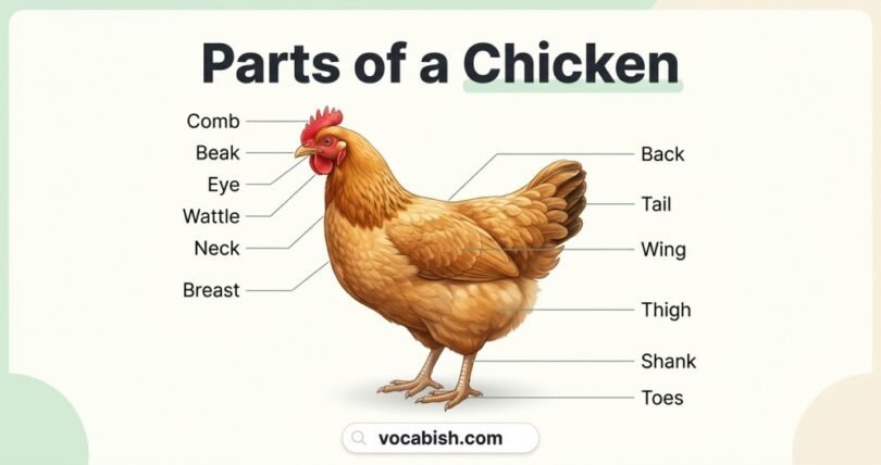 Parts of a Chicken: Names, Functions, and Body Diagram