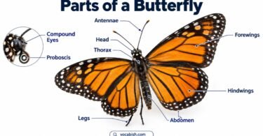Parts of a Monarch Butterfly